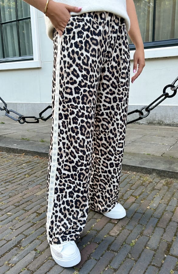 Yves Bies Straight Leg Pantalon Leopard 2.0 – shoparchief, foto 7