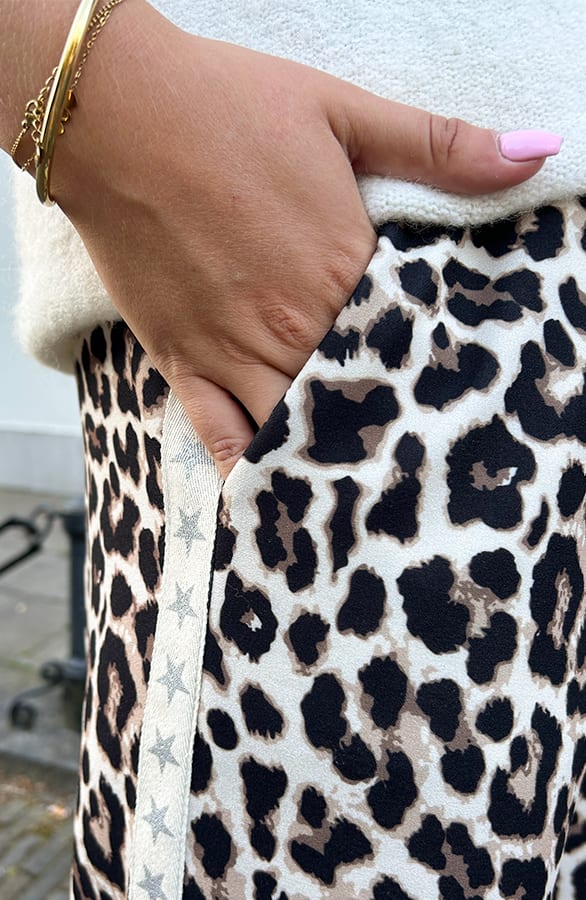 Yves Bies Straight Leg Pantalon Leopard 2.0 – shoparchief, foto 17