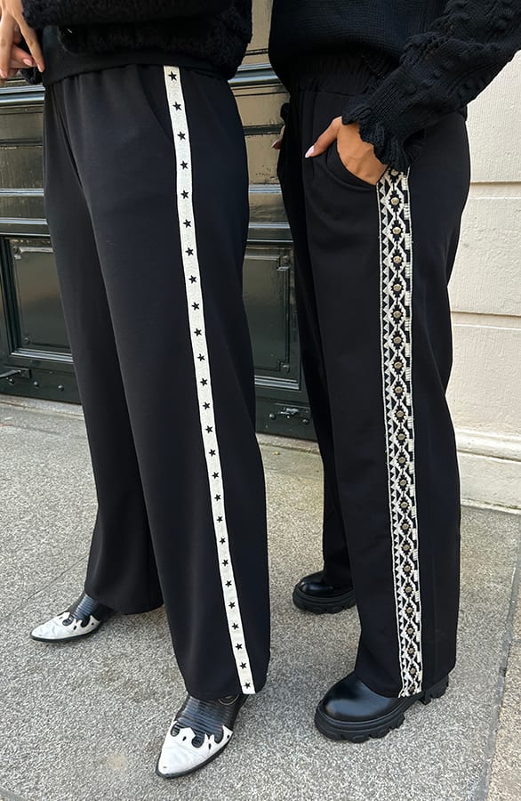Yves Bies Straight Leg Pantalon Zwart 2.0 – shoparchief, foto 12