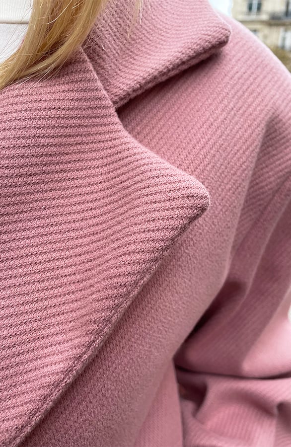 Classy Pofmouw Coat Dust Roze – shoparchief, foto 7