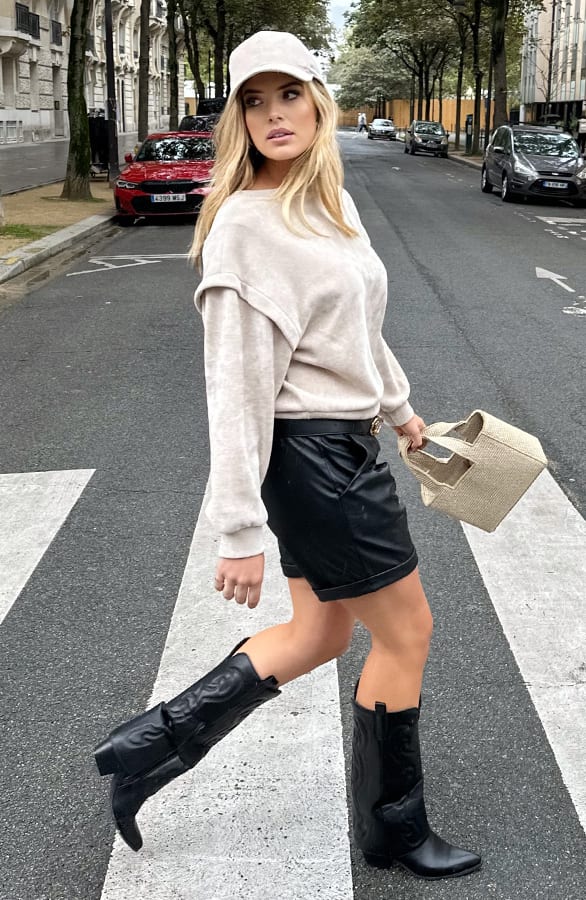 Corduroy Trui Beige – shoparchief, foto 6