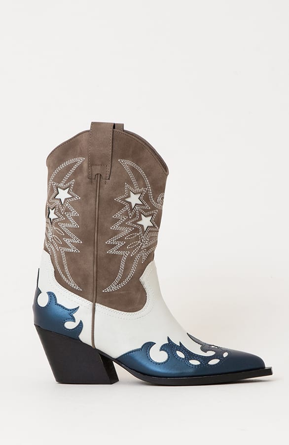 Cowboy Boots Star Brown Blue – shoparchief, foto 5