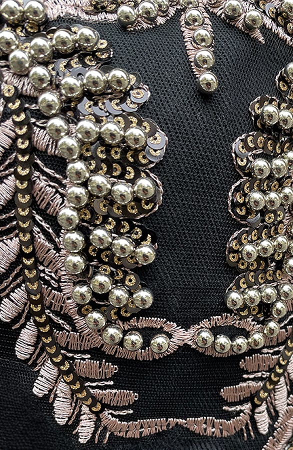 Festive Studs Jacket Zwart – shoparchief, foto 7