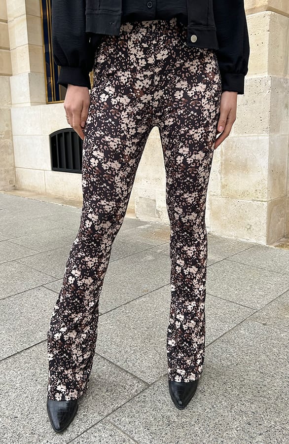 Flared Broek Print Floral – shoparchief, foto 1