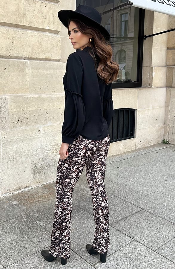 Flared Broek Print Floral – shoparchief, foto 6