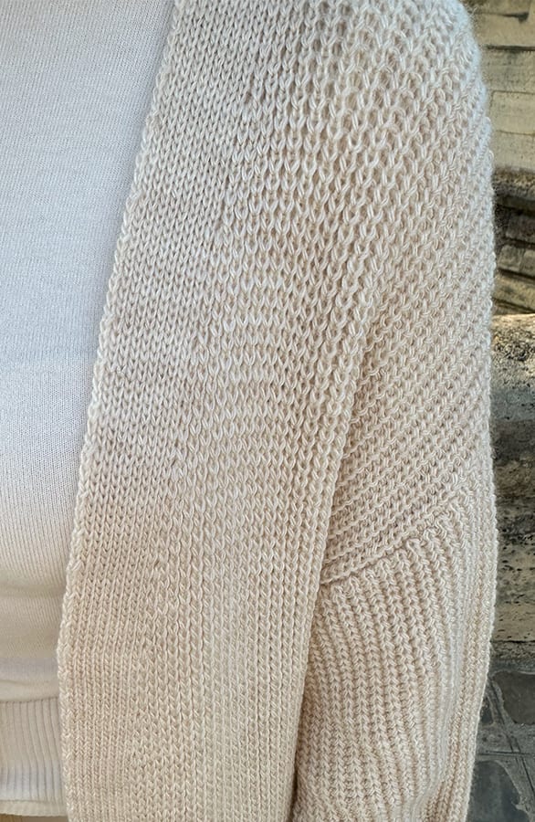 Gebreid Vest Met Zakken Beige – vesten, foto 7
