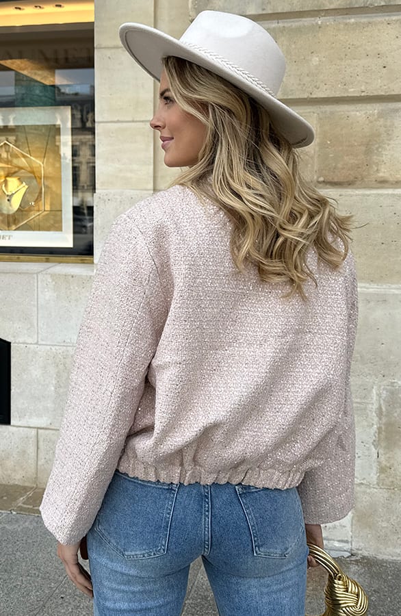Limited Lurex Bomber Light Pink – shoparchief, foto 3