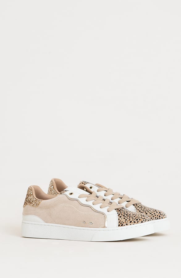 Luxury Leopard Sneakers Gold – shoparchief, foto 2