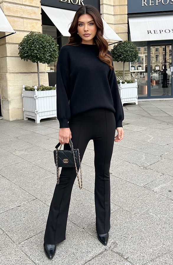 Luxury Soft Pullover Wide Sleeve Schwarz, Foto 12