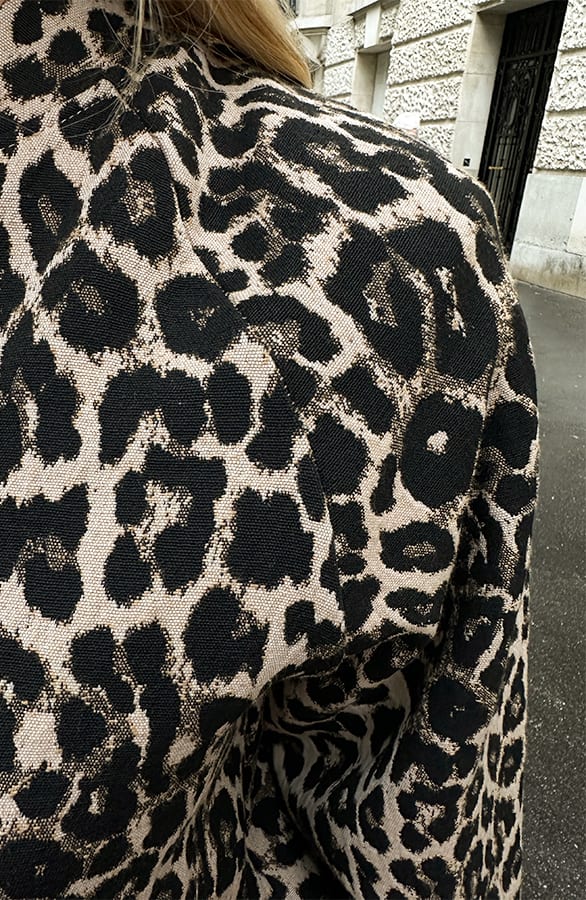 Oversized Luxury Leopard Bomber Jacket – shoparchief, foto 8