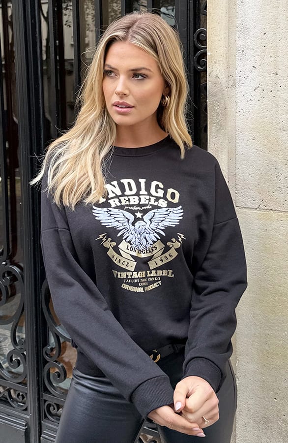 Rebels Trui Zwart – shoparchief, foto 1