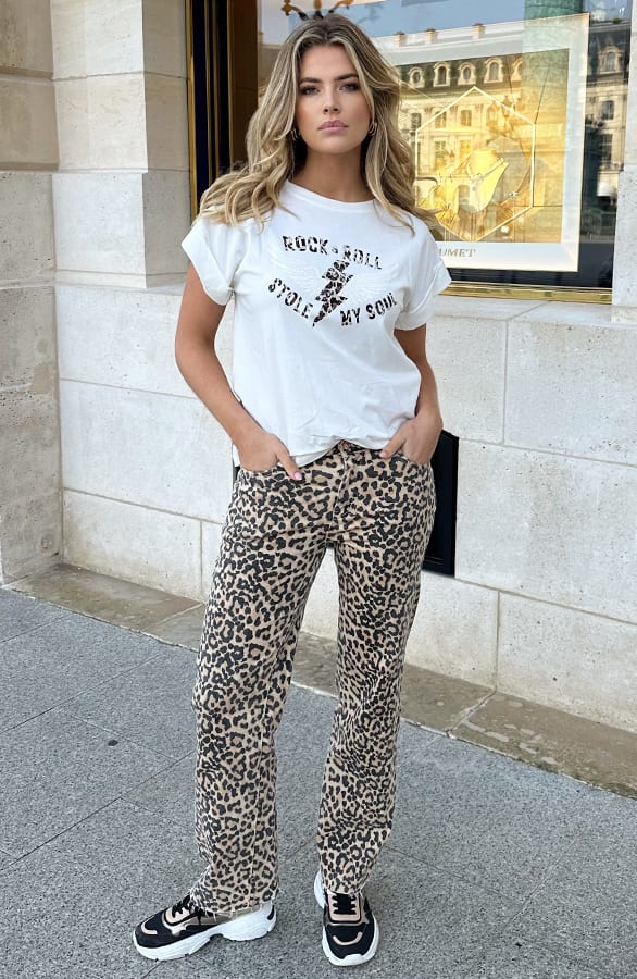 Rock & Roll Leopard T-Shirt, Tops, Foto 5