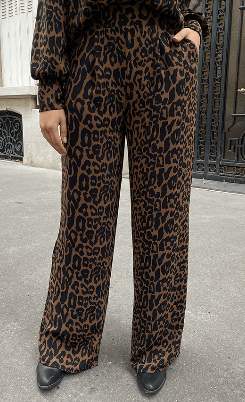 Mila Pantalon Leopard Petite – shoparchief, foto 1