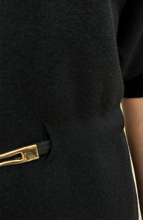Short Sleeve Jurk Black – jurken, foto 8