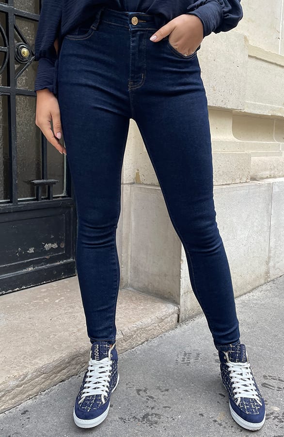 Skinny Jeans Dark Denim – shoparchief, foto 1