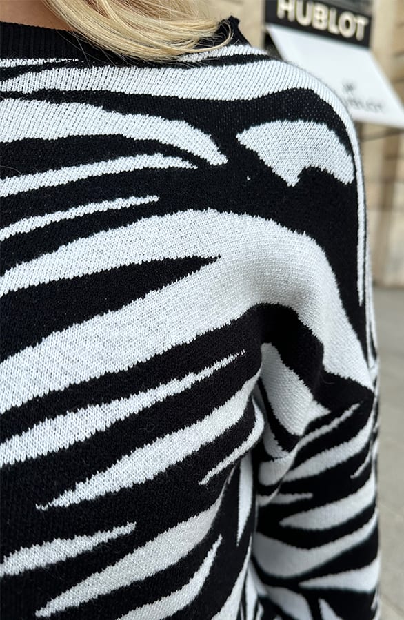 Soft Zebra Sweater – shoparchief, foto 9