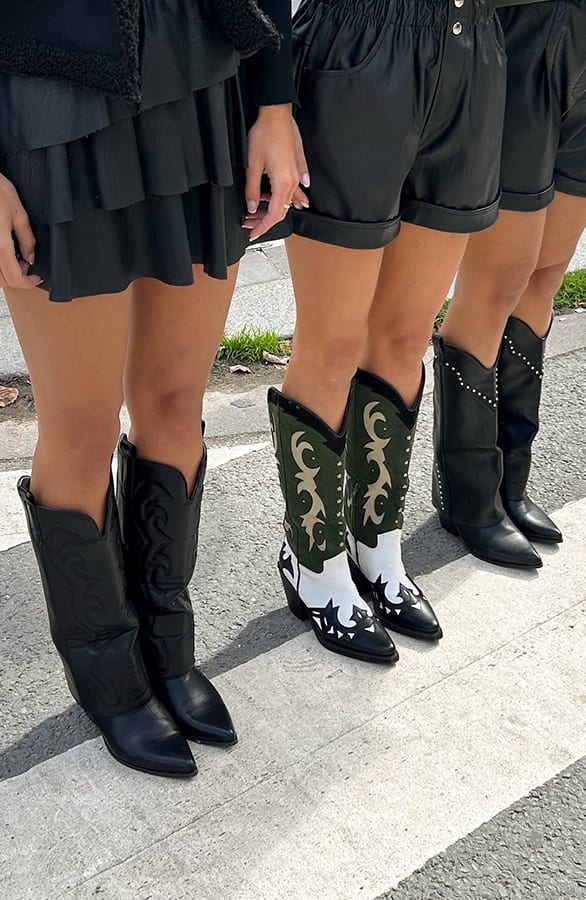 Studs Laarzen Detailed Zwart – alle schoenen, foto 4