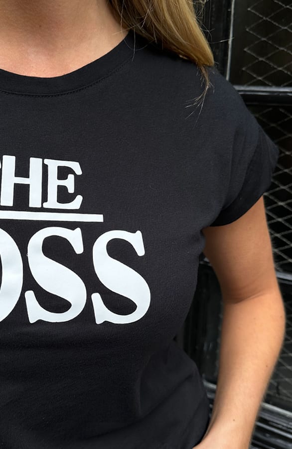 The Boss T-Shirt Zwart – shoparchief, foto 9