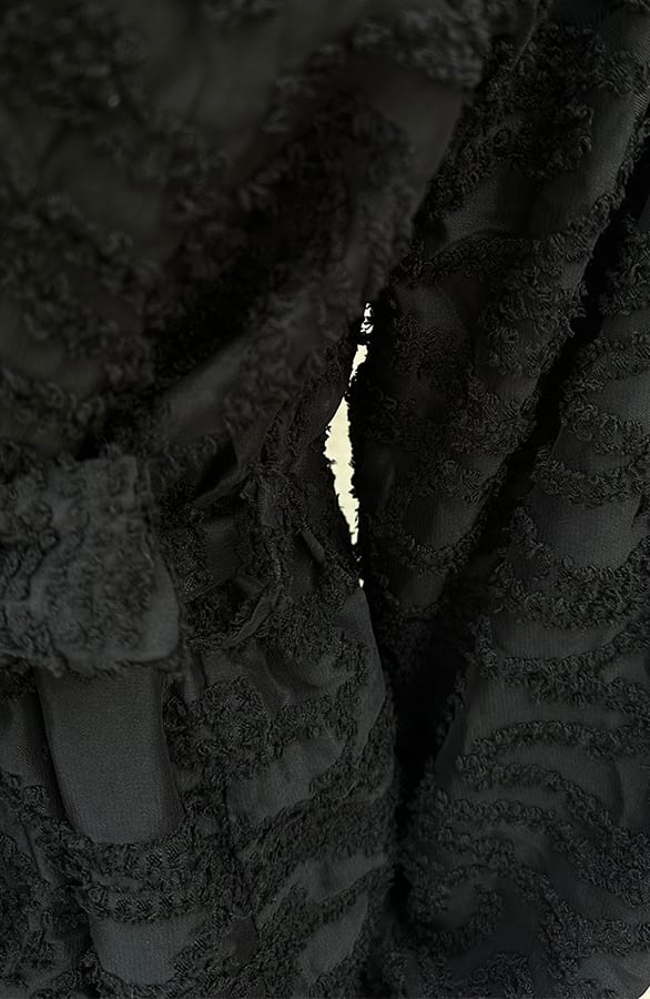 Vienna Jurk Met Wijde Mouwen Zwart – shoparchief, foto 3