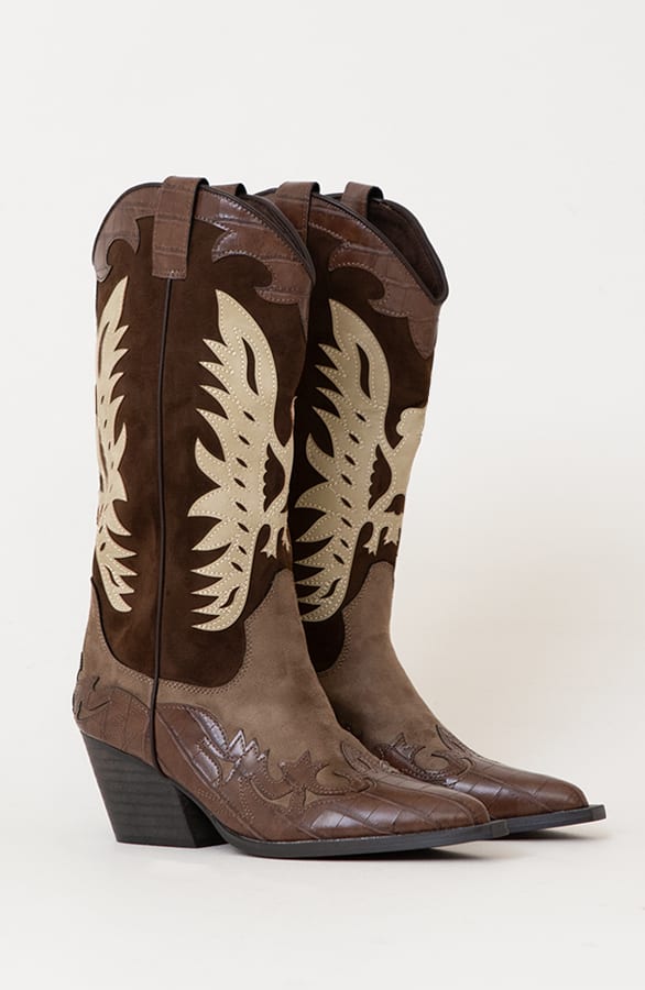 Western Cowboy Boots Chocolate – alle schoenen, foto 2