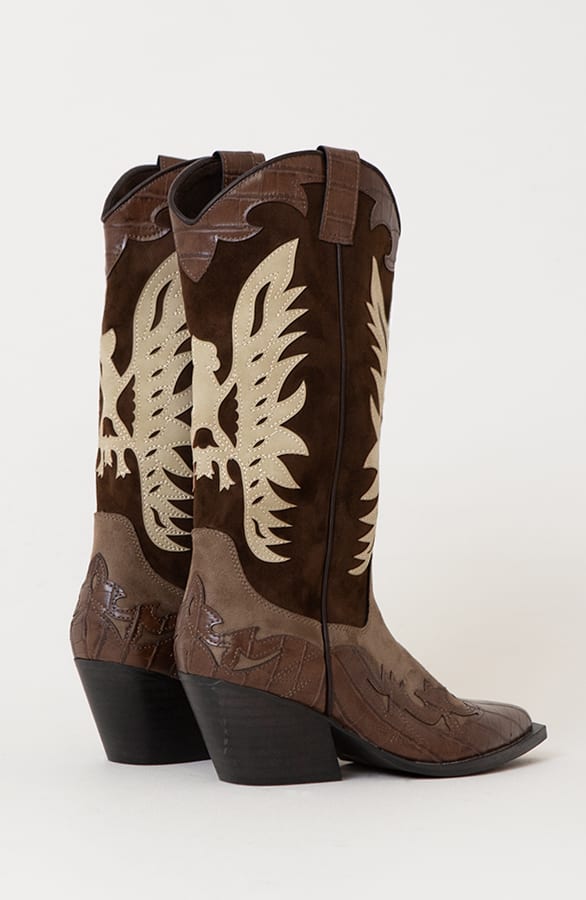Western Cowboy Boots Chocolate – alle schoenen, foto 3