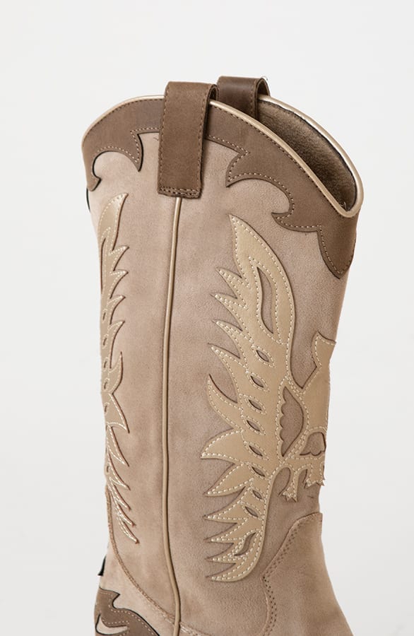 Western Cowboy Boots Hazelnut – shoparchief, foto 6
