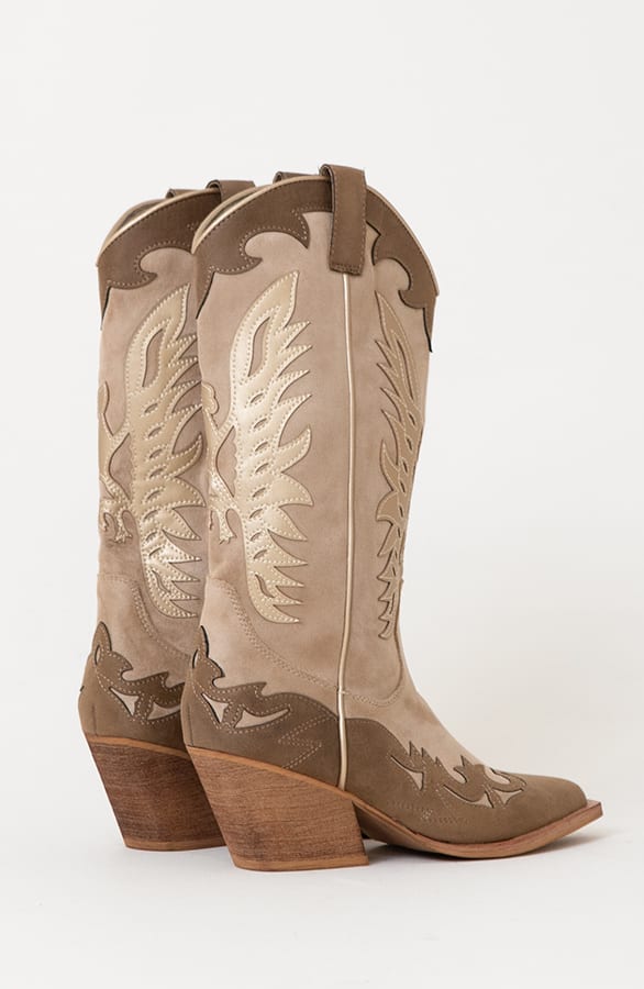 Western Cowboy Boots Hazelnut – shoparchief, foto 5