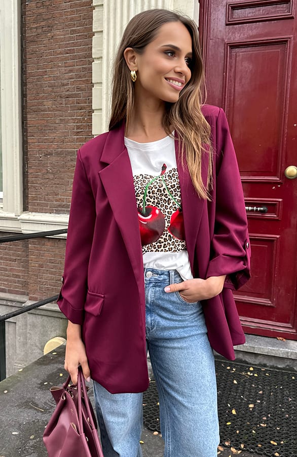 Cherry Leopard T-Shirt – shoparchief, foto 1