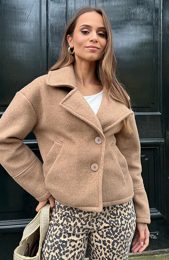 Woven Jas Exclusive Camel – shoparchief, foto 4