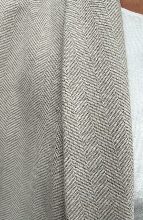 Exclusive Woven Blazer Light Beige – shoparchief, foto 7