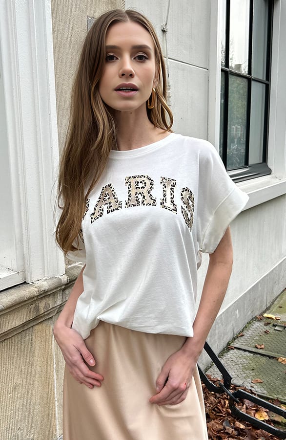 Paris Leopard T-shirt – tops, foto 6