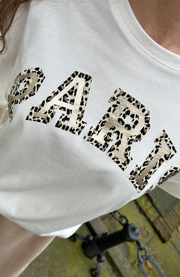 Paris Leopard T-shirt – tops, foto 2