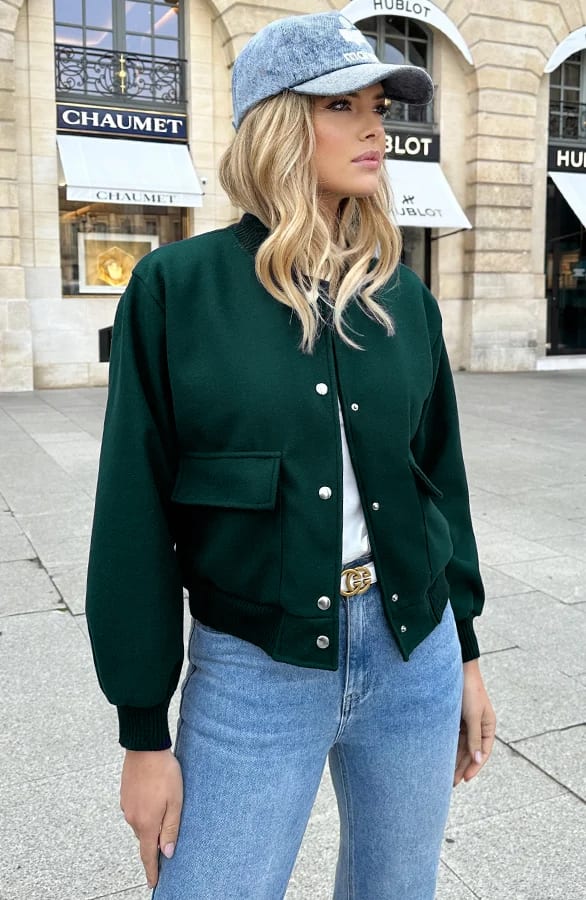 Soft Bomberjacket Smaragd – shoparchief, foto 2