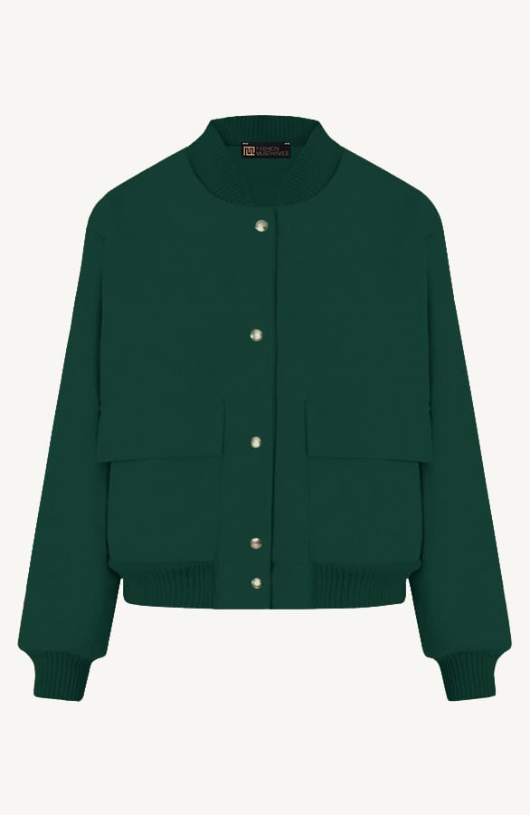 Soft Bomberjacket Smaragd – shoparchief, foto 1