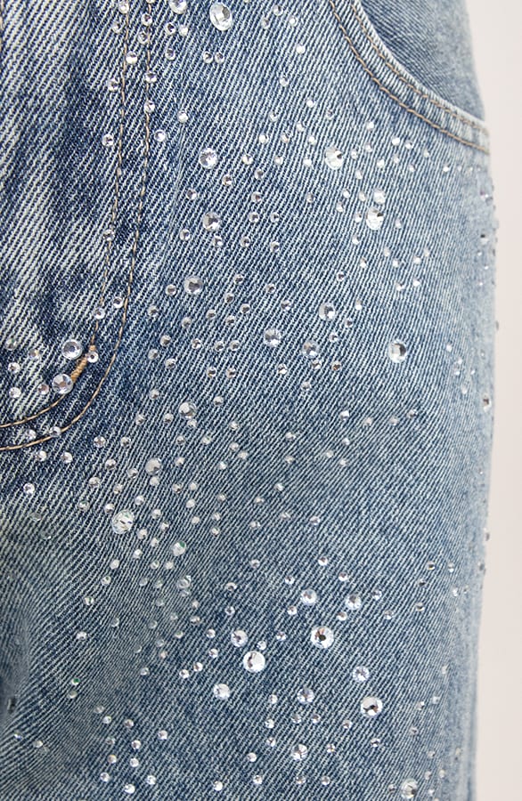 Diamond Denim Jeans Wide Leg – spijkerbroeken, foto 10