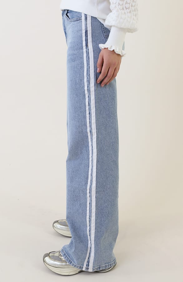 High Waist Denim Jeans mit Paspel Blue, Shoparchiv, Foto 1