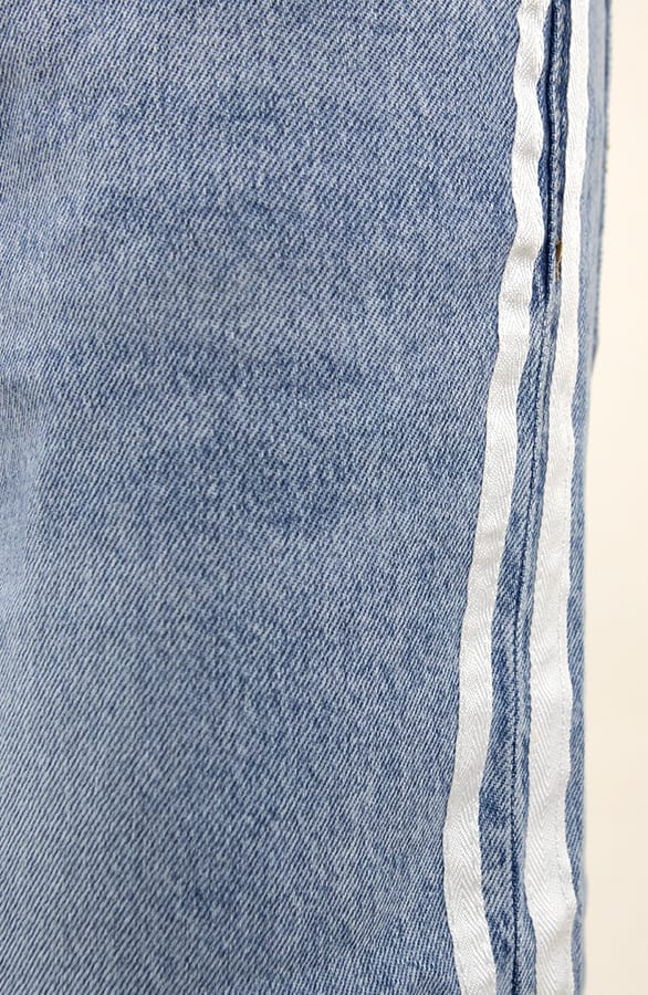 High Waist Denim Jeans mit Paspel Blue, Shoparchiv, Foto 2