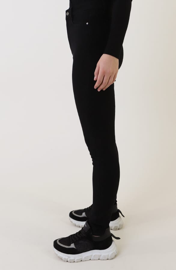 High Waist Stretch Skinny Jeans Black FMH – spijkerbroeken, foto 6