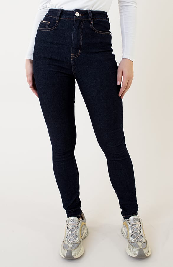 High Waist Stretch Skinny Jeans Dark FMH – spijkerbroeken, foto 10