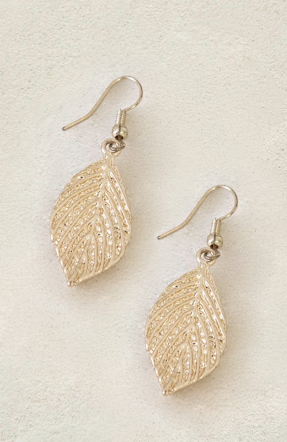 Leaves Oorbellen Gold – shoparchief, foto 1