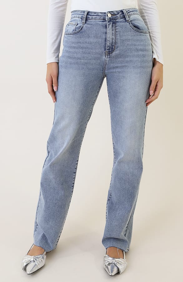 Wide Leg Jeans Blue Stretch FMH, Foto 2