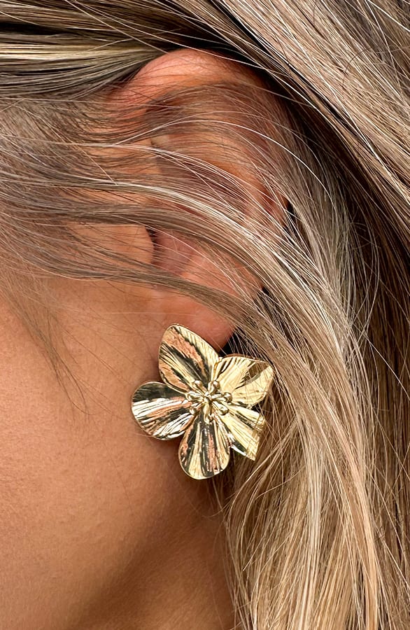 Boho Flower Oorbellen Goud – alle accessoires, foto 2