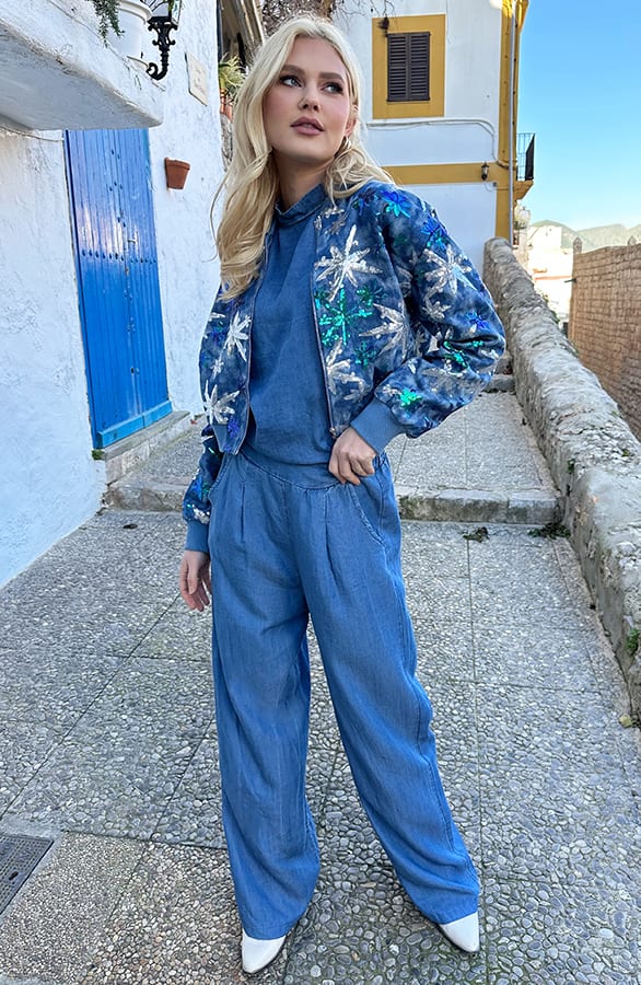 Casual Denim Pantalon – shoparchief, foto 2