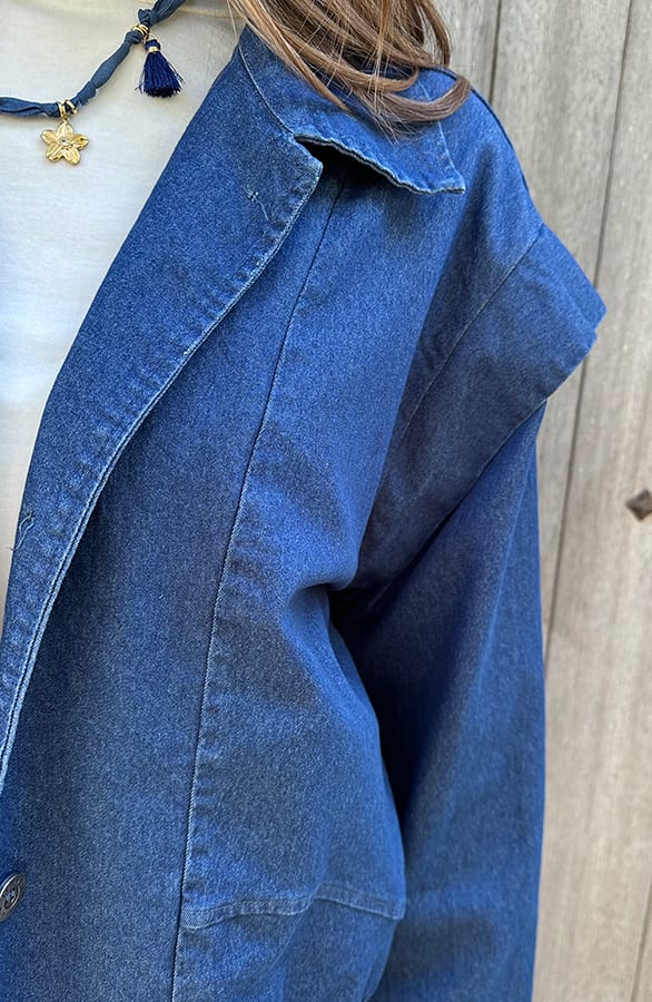 Denim Detail Shoulder Jacket – alle kleding, foto 5