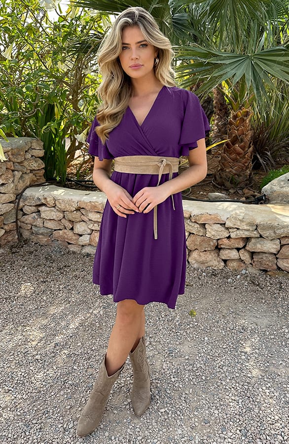 Florence Jurk Dark Purple 2.0 – shoparchief, foto 5