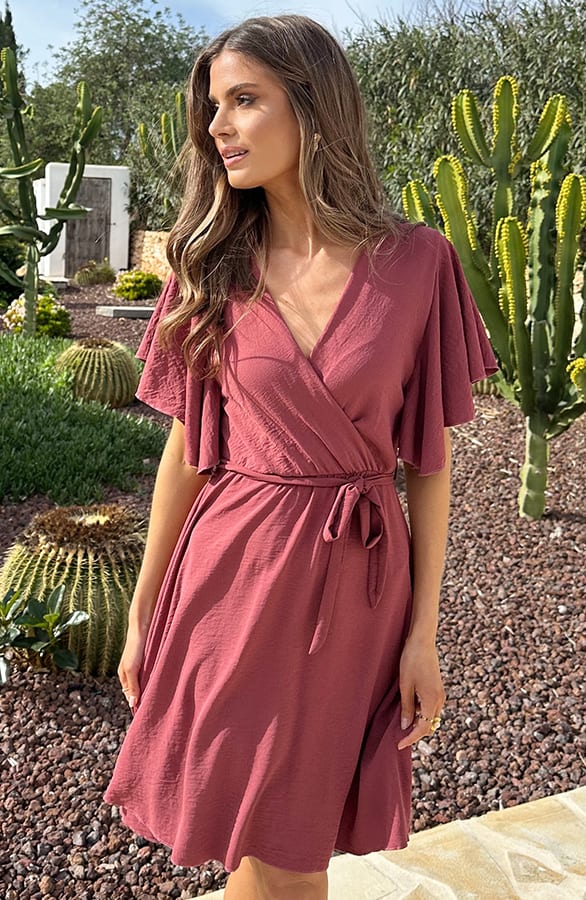 Florence Jurk Dust Roze 2.0 – jurken, foto 3