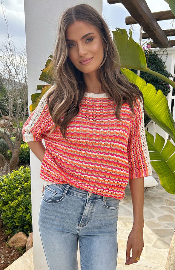 Gehaakte Top Lurex Neon – tops, foto 8