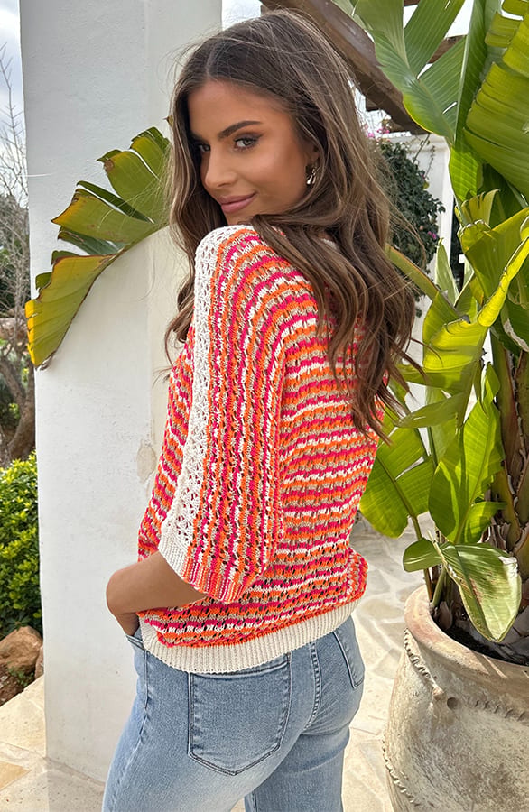 Gehaakte Top Lurex Neon – tops, foto 4