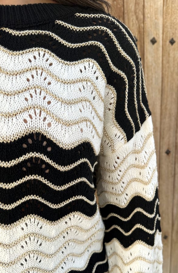 Lurex Detailed Top Longsleeve 2.0 – shoparchief, foto 7