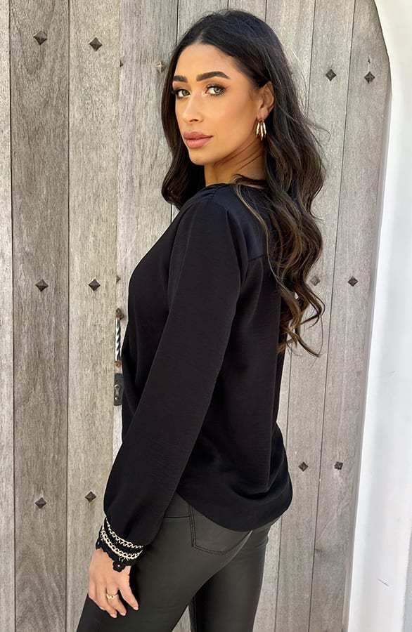 Marant Blouse Black Gold – shoparchief, foto 4